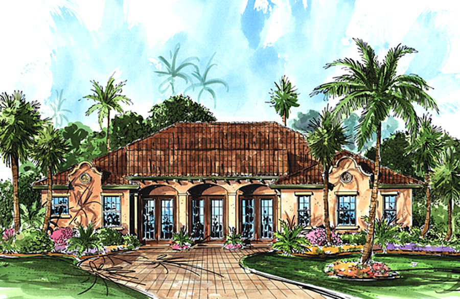 Sable Palm elevation color